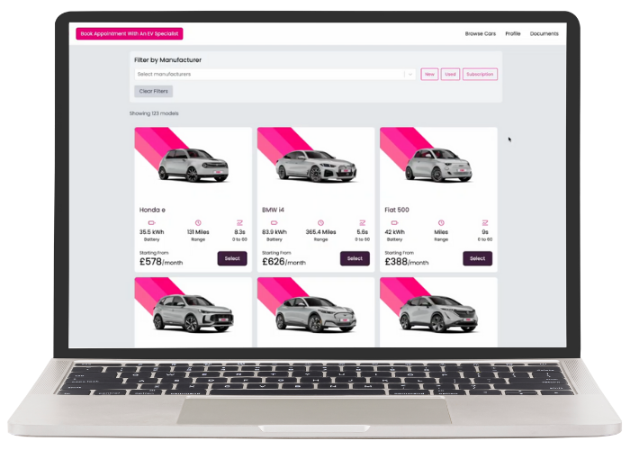 Visual of EZOOs salary sacrifice employee portal