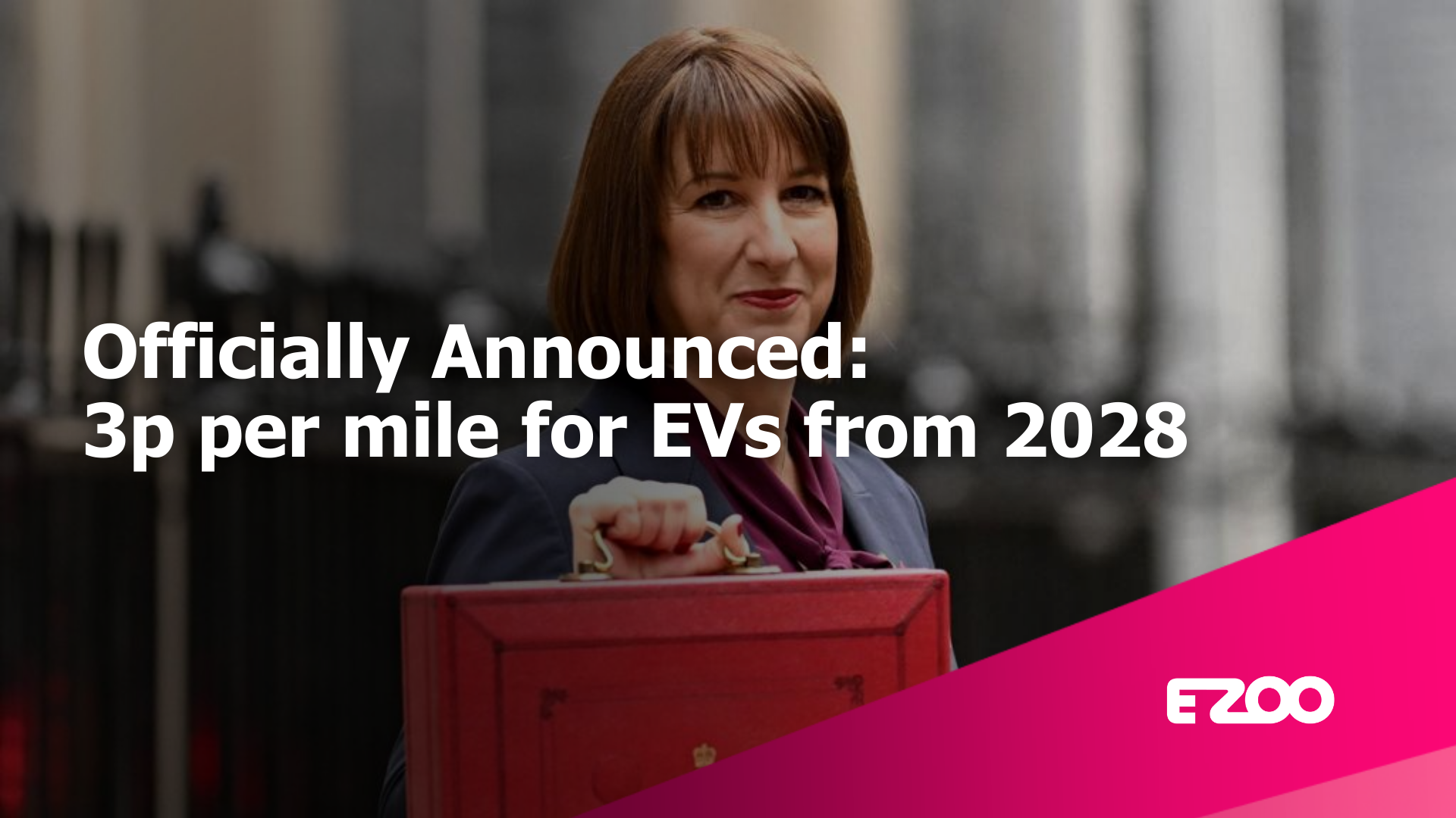 Autumn Budget 2025 - EV drivers to pay 3p per mile from 2028